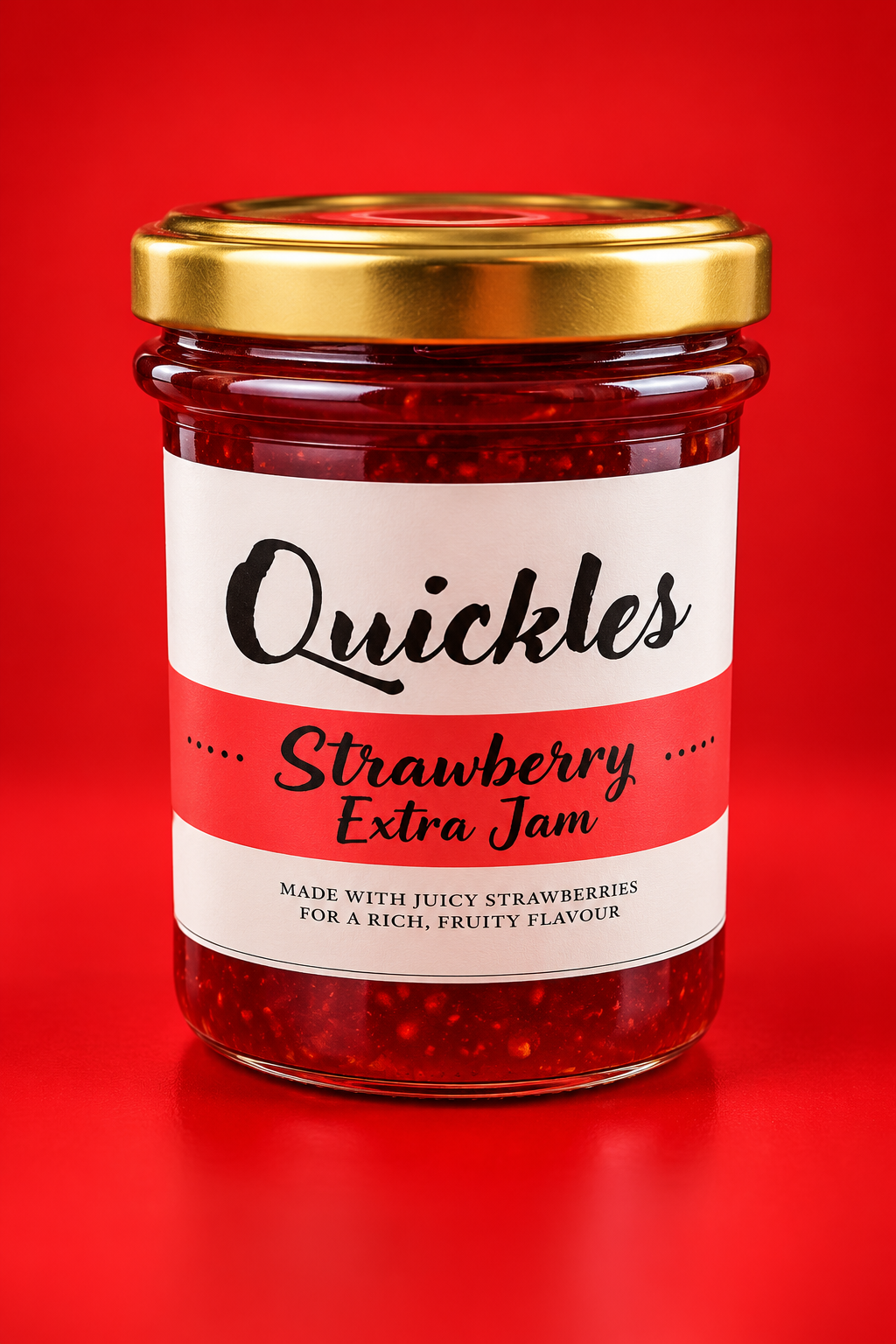Quickles Strawberry Extra Jam – 225g