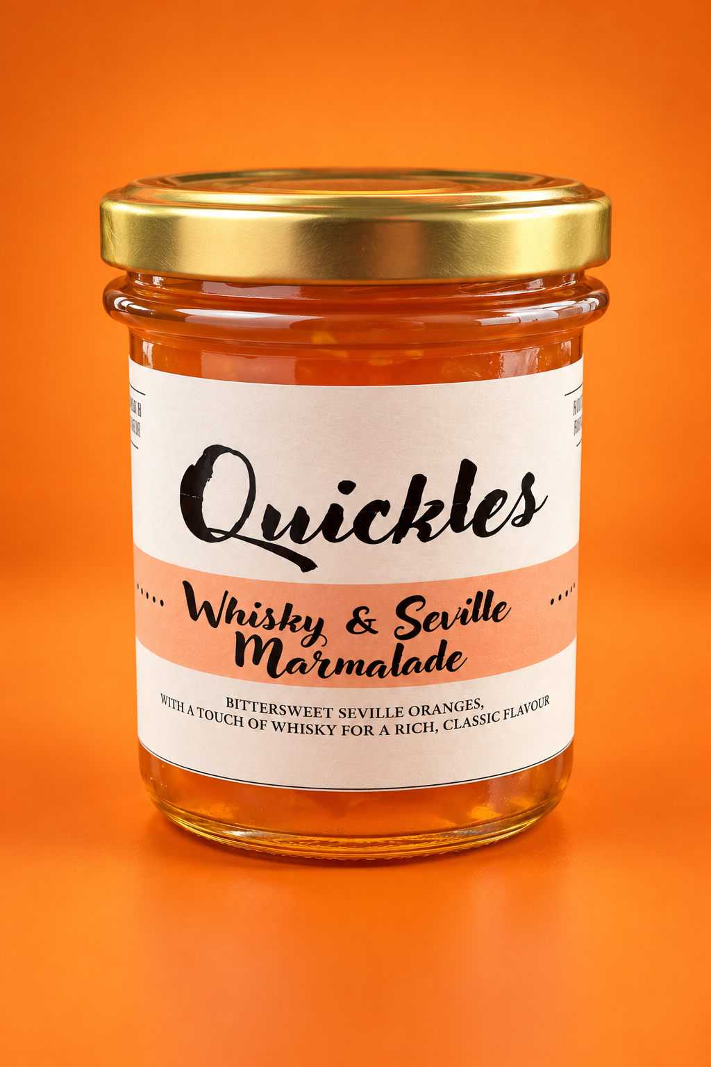 Quickles Whisky & Seville Orange Marmalade – 225g