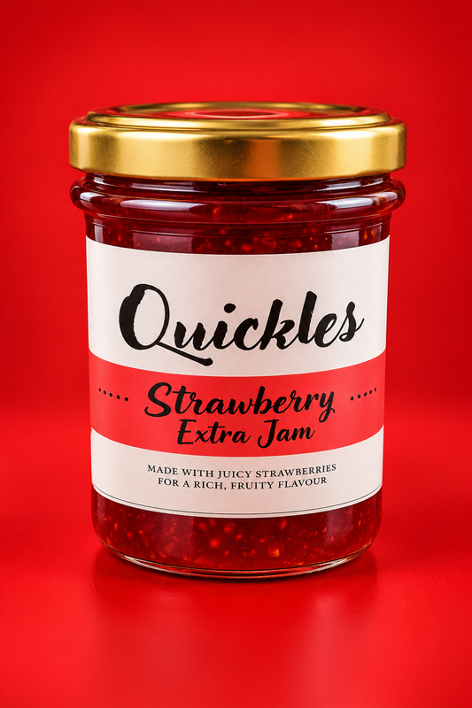 Quickles Strawberry Extra Jam – 225g